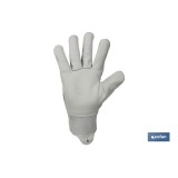 GUANTE AJUSTABLE PIEL FLOR REFORZADO TALLA 9