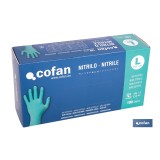 CAJA 100 UDS. GUANTES NITRILO VERDE COFAN PROTECCION FITOSANITARIOS T-L