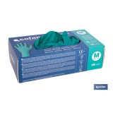 CAJA 100 UDS. GUANTES NITRILO VERDE COFAN PROTECCION FITOSANITARIOS T-M