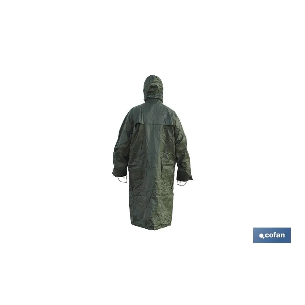 Comprar ABRIGO DE LLUVIA VERDE POLIESTER/PV Cofan | almacendeferreteriacor.es
