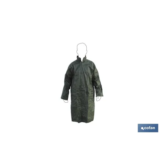 Comprar ABRIGO DE LLUVIA VERDE POLIESTER/PV Cofan | almacendeferreteriacor.es