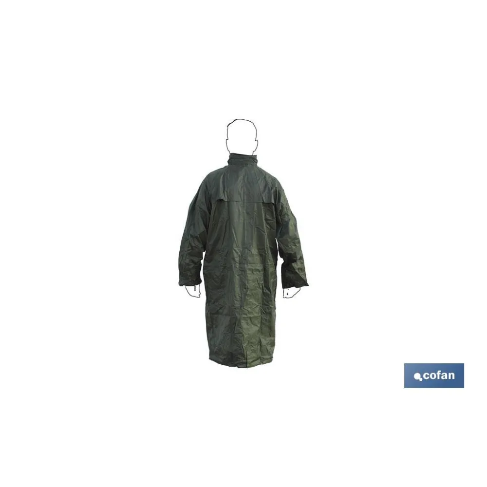 Comprar ABRIGO DE LLUVIA VERDE POLIESTER/PV Cofan | almacendeferreteriacor.es