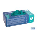 CAJA 100 UDS. GUANTES NITRILO VERDE COFAN PROTECCION FITOSANITARIOS T-S