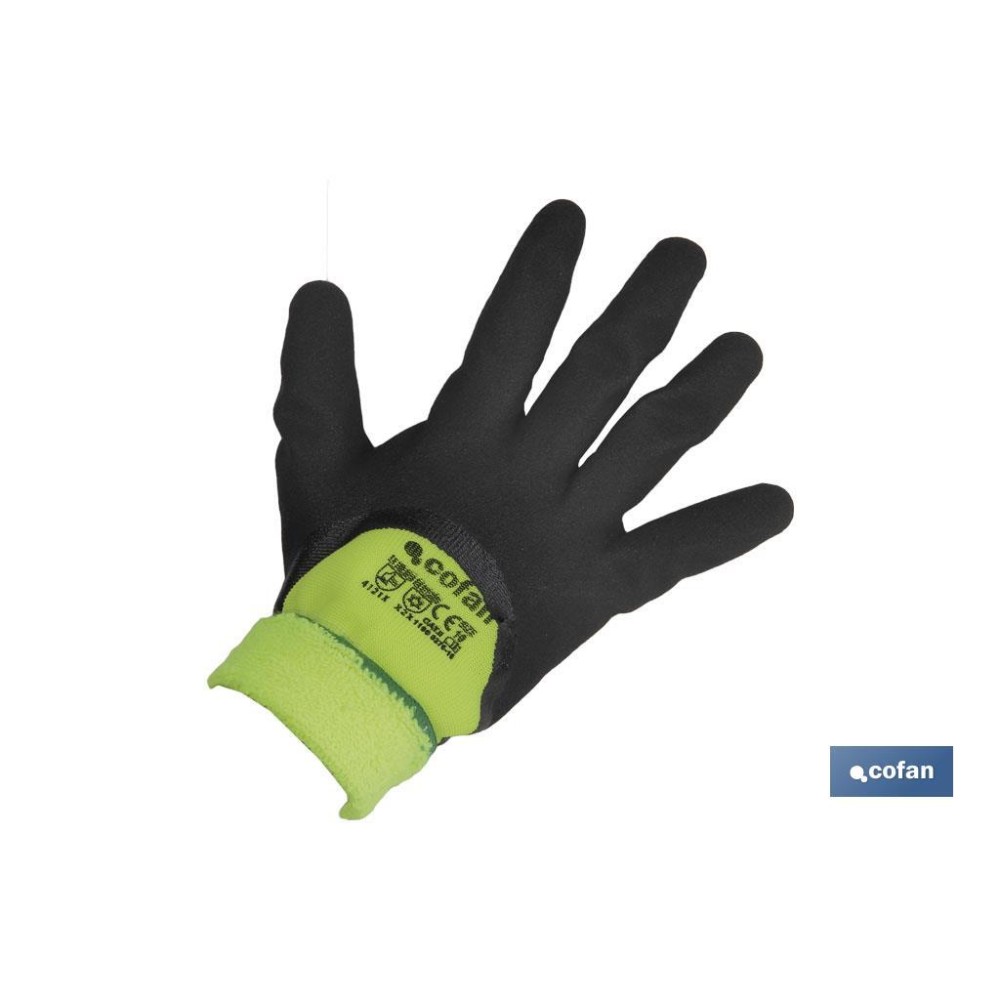 GUANTE IMPREG. NITRILO ESPUMA PROTECC. FRIO T-8