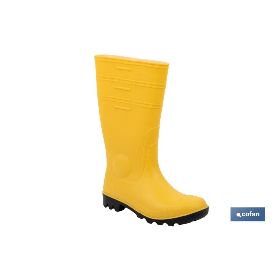 Comprar BOTA AGUA S5 AMARILLA T-41 (PACK: 1 Cofan | almacendeferreteriacor.es