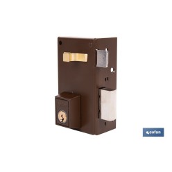 CERRADURA DE SOBREPONER DERECHA 60 MM ADAPTABLE AL MODELO 56A