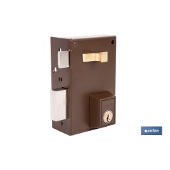 CERRADURA DE SOBREPONER IZQUIERDA 70 MM ADAPTABLE AL MODELO 56A