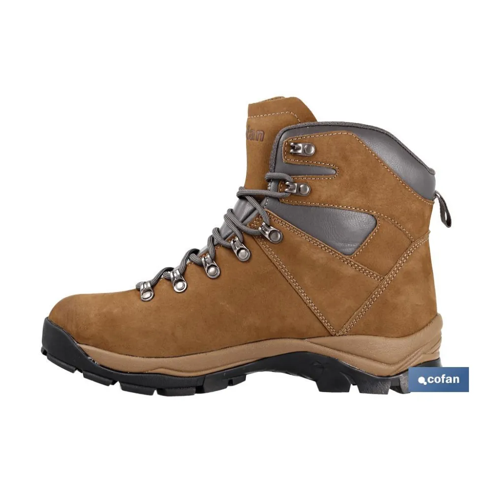 Comprar BOTA DE MONTAÑA NOBUCK MARRÓN MODEL Cofan | almacendeferreteriacor.es