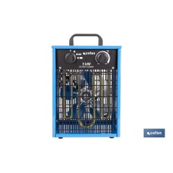 CALEFACTOR INDUSTRIAL DE 400 V TRIFÁSICO 30/2500/5000 W