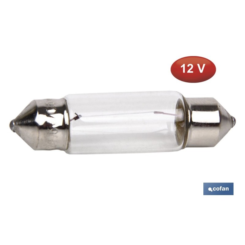 LÁMPARA PLAFONIER C5W (11X38MM) 12V