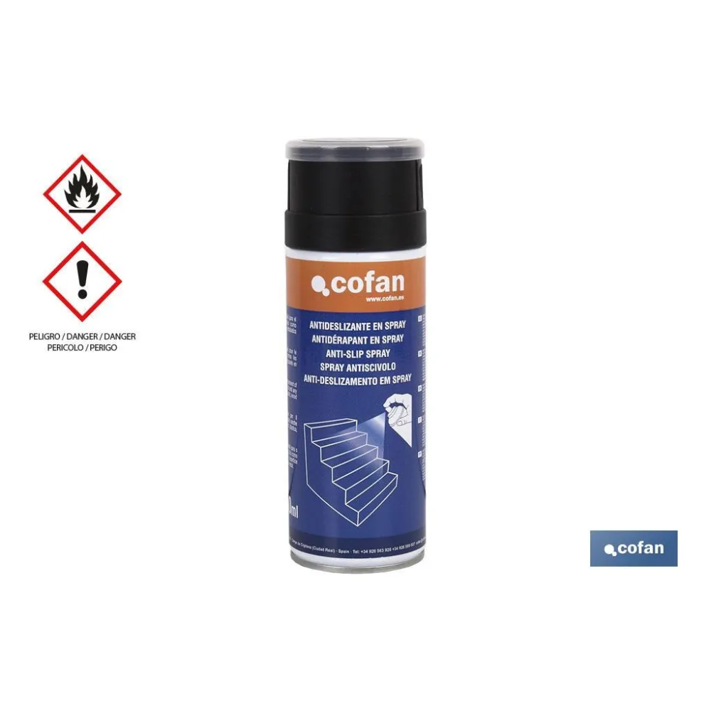 Comprar ANTIDESLIZANTE EN SPRAY TRANSPARENT Cofan | almacendeferreteriacor.es