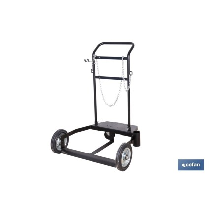 CARRO PORTA-BIDONES 205 L