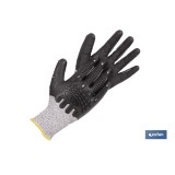 GUANTE PROTECTION 360 TPE ANTI IMPACTO Y ANTICORTE T-9 VENTA UNITARIA