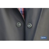 ABRIGO LARGO DE LLUVIA VERDE PU/PVC TALLA S