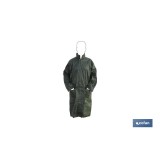 ABRIGO DE LLUVIA VERDE POLIESTER/PVC TALLA-M