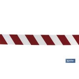 CINTA BALIZAM. ROJA/BLANCA  80MM X 200MTS