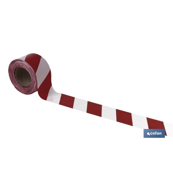 CINTA BALIZAM. ROJA/BLANCA  50MM X 100MTS