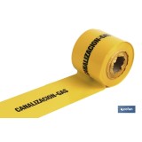 CINTA BALIZ. CANALIZACION GAS 150MMX250MTS