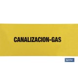 CINTA BALIZ. CANALIZACION GAS 150MMX250MTS
