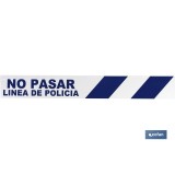 CINTA BALIZ. NO PASAR LINEA POLICIA 80MMX100MTS
