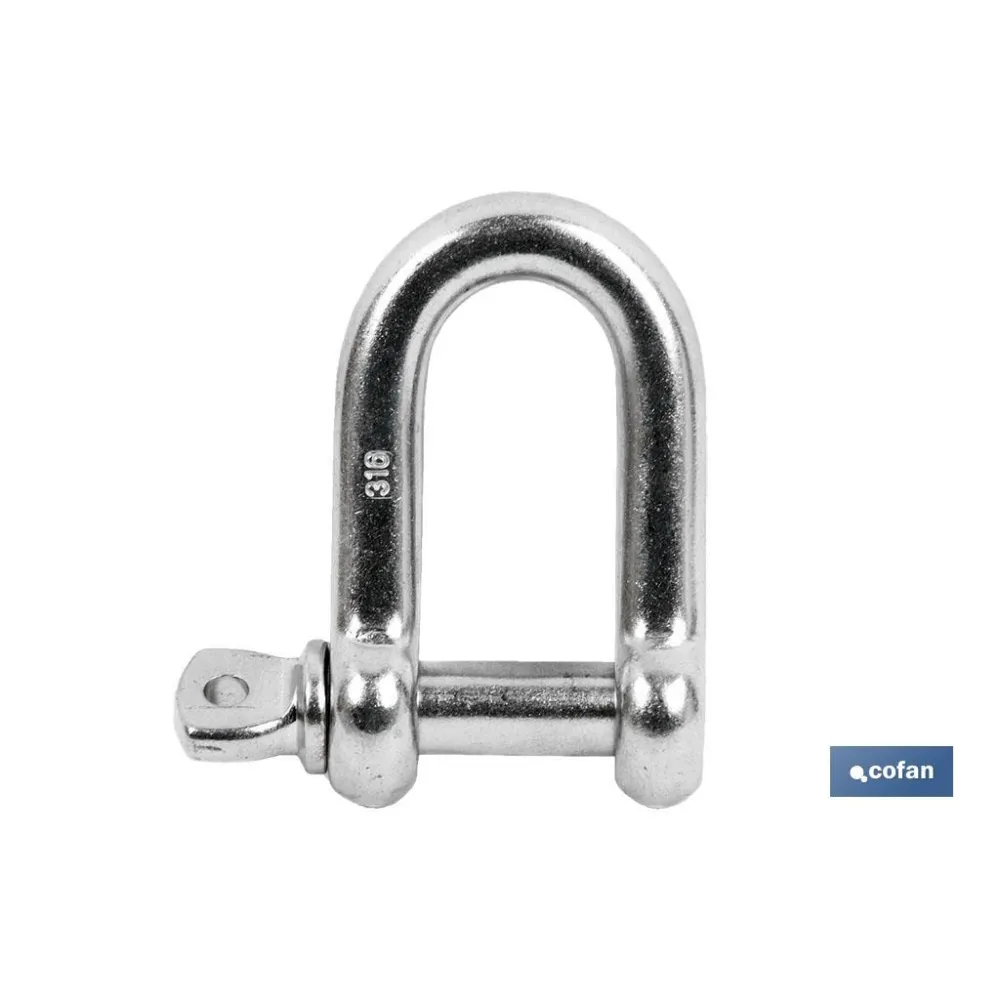 Comprar GRILLETE RECTO M-12 ZINCADO Venta u Cofan | almacendeferreteriacor.es