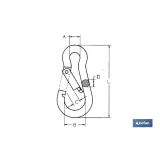 Comprar MOSQUETON BOMBERO M-11X120 venta un Cofan | almacendeferreteriacor.es