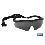 GAFAS SEGURIDAD SPORT OSCURA UV PROTECTION