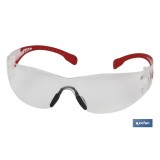 GAFAS SEGURIDAD SUPER LIGERA 18Grs LENTE CLARA