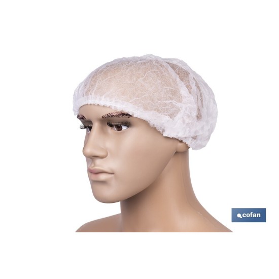 GORRO DESECHABLE ACORDEÓN DE PP 100 UDS.