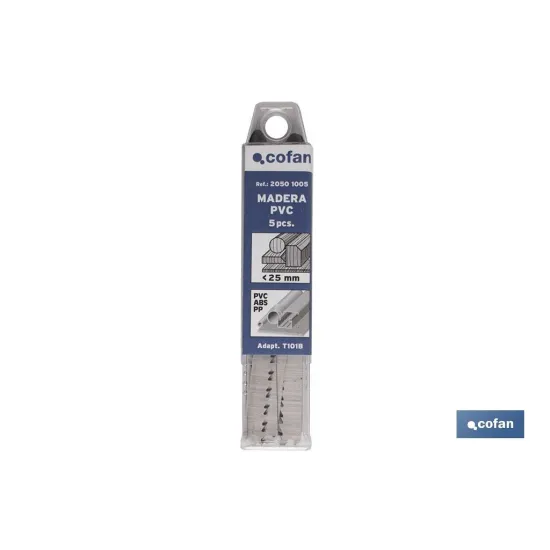 Comprar SIERRA CALAR (5PCS) T308B HCS 93X2, Cofan | almacendeferreteriacor.es