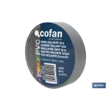 Comprar CINTA AISLANTE 180 Micras GRIS 19mm Cofan | almacendeferreteriacor.es