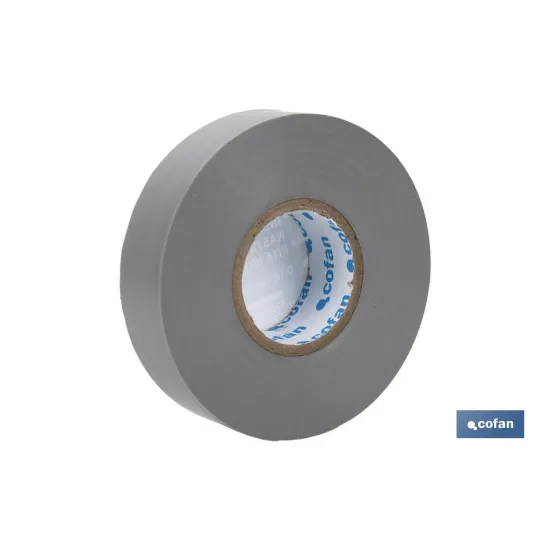 Comprar CINTA AISLANTE 180 Micras GRIS 19mm Cofan | almacendeferreteriacor.es
