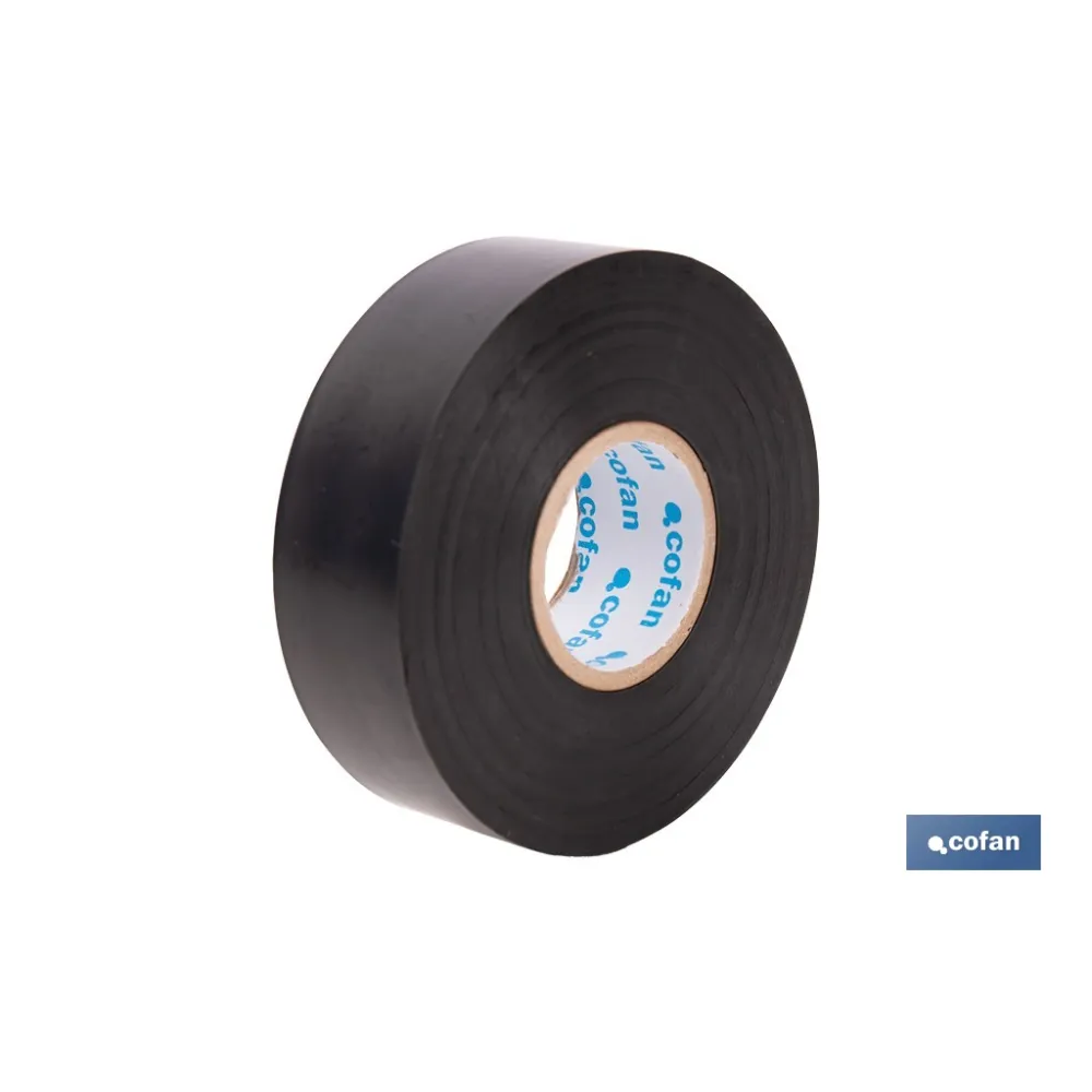 Comprar CINTA AISLANTE 180 MICRAS NEGRA 25  Cofan | almacendeferreteriacor.es