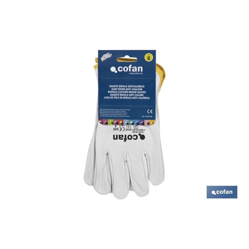 BLISTER GUANTE PIEL FLOR ANTICALÓRICO TALLA 7 VENTA UNITARIA