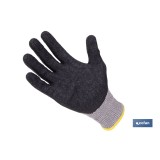 GUANTE ANTICORTE HPPE IMPREGNADO DE LATEX RUGOSO TALLA 10 VENTA UNITARIA
