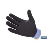 GUANTE ANTICORTE HPPE IMPREGNADO DE NITRILO SANDY COAT TALLA 11 VENTA UNITARIA