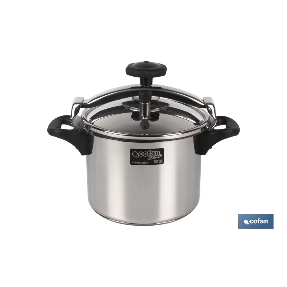 Comprar OLLA PRESIÓN INOX MODELO POLENTA IN Cofan | almacendeferreteriacor.es