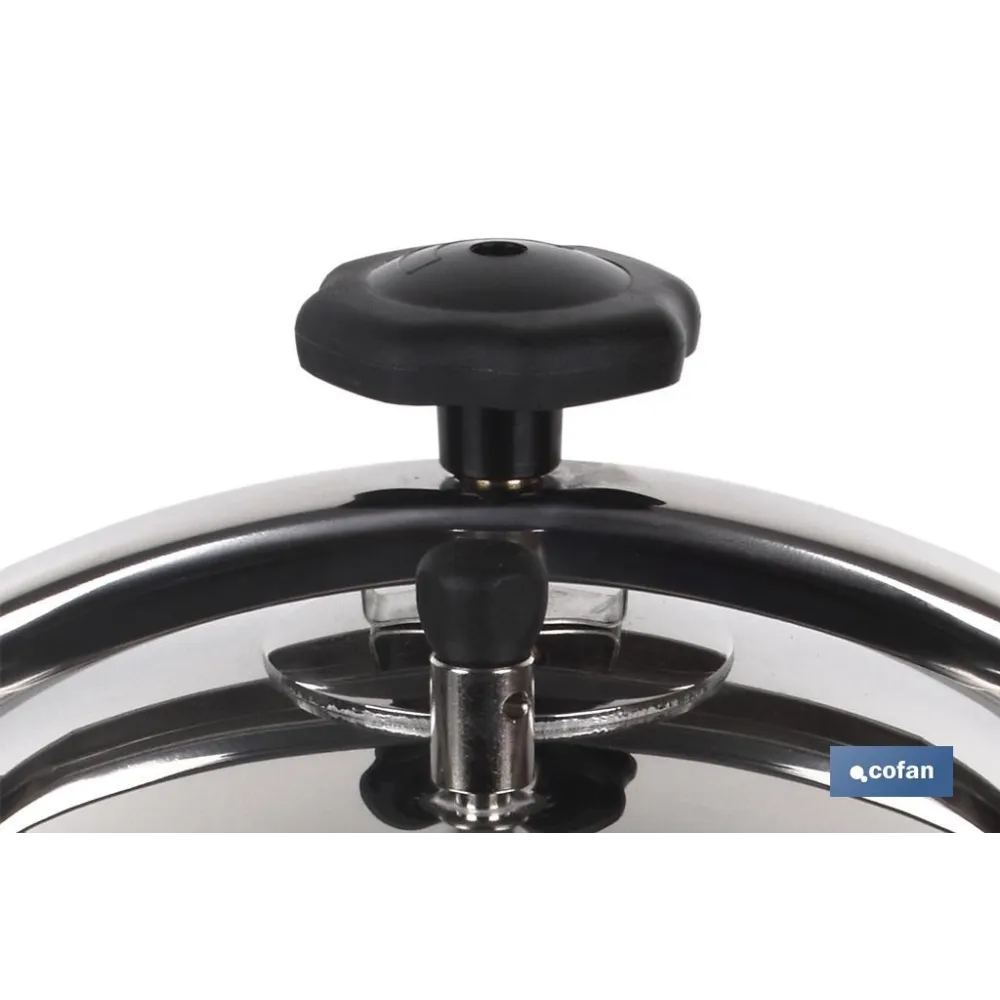 Comprar OLLA PRESIÓN INOX MODELO POLENTA IN Cofan | almacendeferreteriacor.es