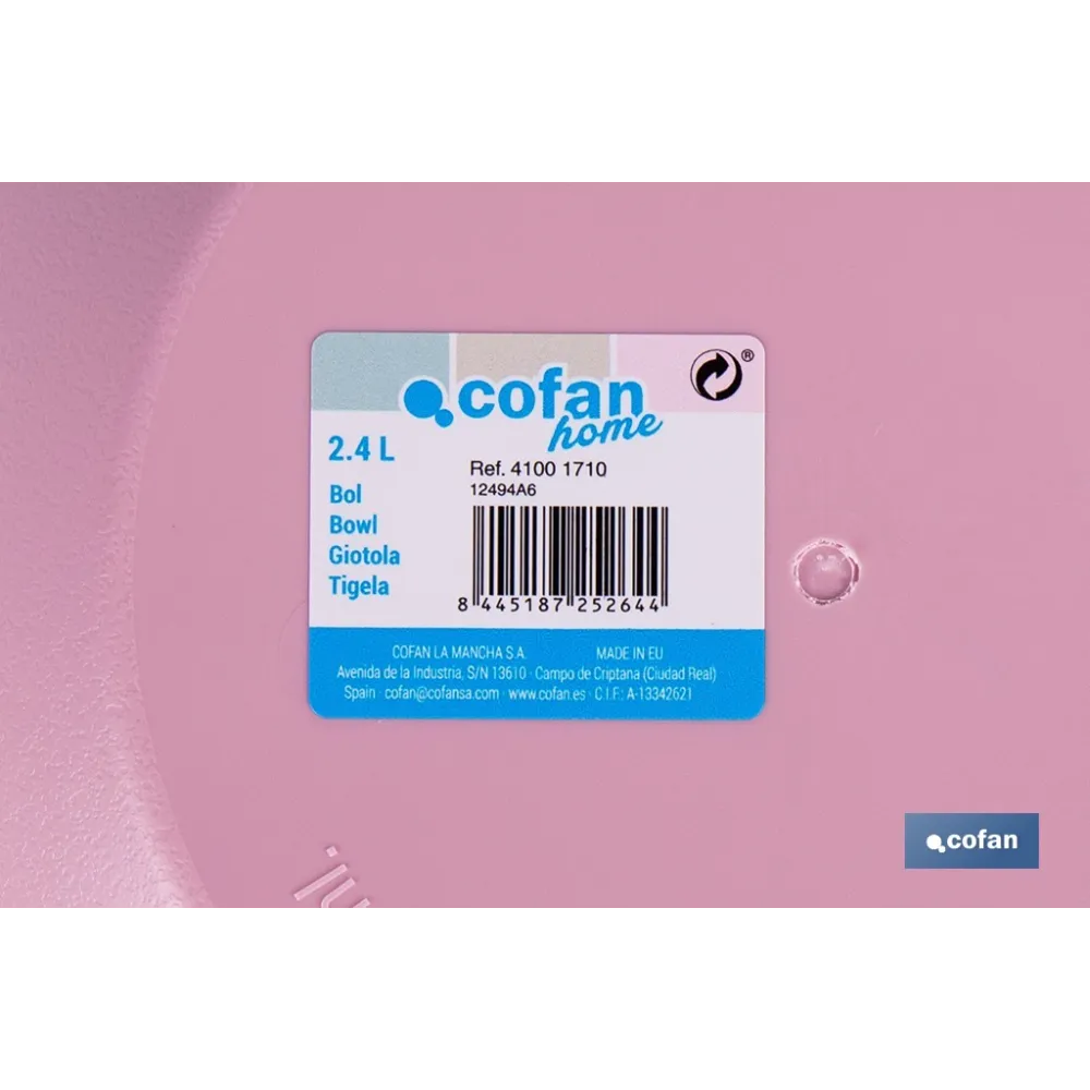 Comprar BOL MODELO ALBAHACA 2.4 L ROSA PALO Cofan | almacendeferreteriacor.es