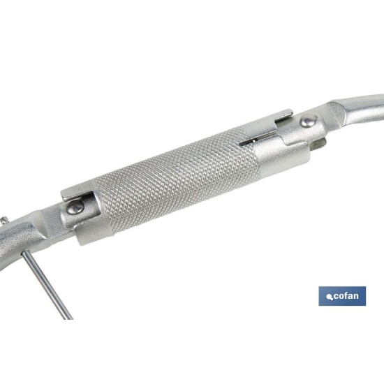 GANCHO DE ACERO CON BLOQUEO AUTOMÁTICO APERTURA 59 MM RUPTURA +23 kN