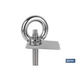 PUNTO DE ANCLAJE INOX. M12 RUPTURA +23 kN