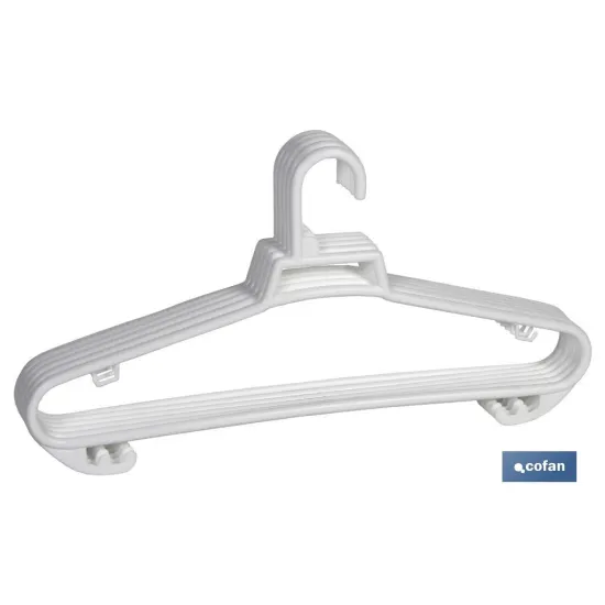 Comprar PACK DE 6 PERCHAS BLANCAS  38 X18 C Cofan | almacendeferreteriacor.es