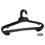 Comprar PACK DE 6 PERCHAS NEGRAS 38 X18 CM  Cofan | almacendeferreteriacor.es