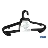 Comprar PACK DE 6 PERCHAS NEGRAS 38 X18 CM  Cofan | almacendeferreteriacor.es