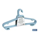 Comprar PACK DE 6 PERCHAS AZULES CLARO  38  Cofan | almacendeferreteriacor.es