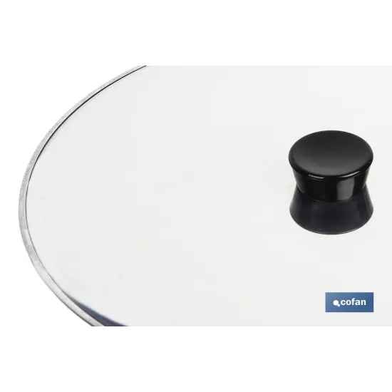 Comprar TAPA GIRATORTILLAS ACERO INOX 26 cm Cofan | almacendeferreteriacor.es