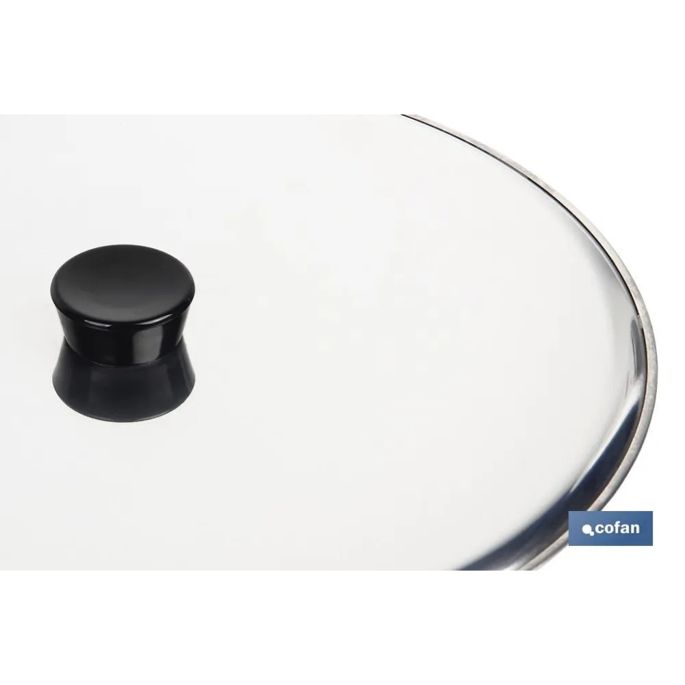 Comprar TAPA GIRATORTILLAS ACERO INOX 26 cm Cofan | almacendeferreteriacor.es