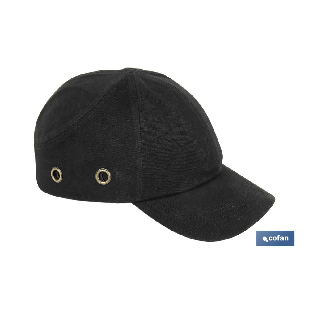 GORRA SPORT SEGURIDAD NEGRA