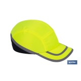 GORRA SPORT SEGURIDAD AMARILLO FLÚOR