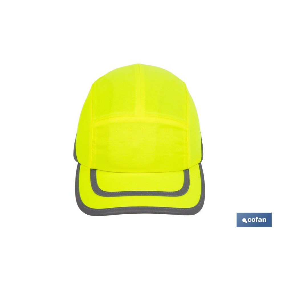 GORRA SPORT SEGURIDAD AMARILLO FLÚOR